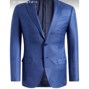 Emporio Armani G Line Regular Fit Notch Lapel Wool Suit Jacket NEW